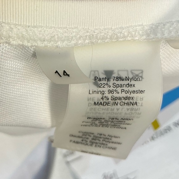 NWT BLEU by Rod Beattie White Side-Tie Bikini Bottom – Size 14 - Picture 4 of 6